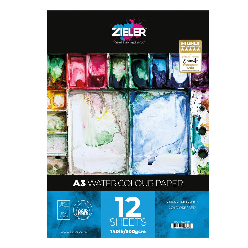 Zieler - Watercolour Pad - A5 (609299522)