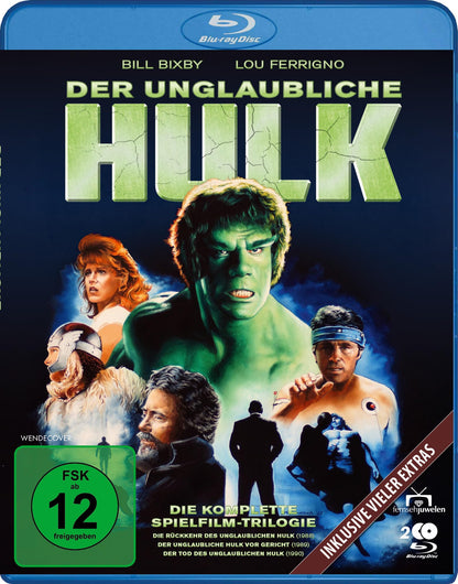 DER UNGLAUBLICHE HULK - DER UNGLAUBLICHE HULK - DIE KOMPLETTE SPIELFILM-TRILOGIE VON 1988-1990 PLUS EXTRAS