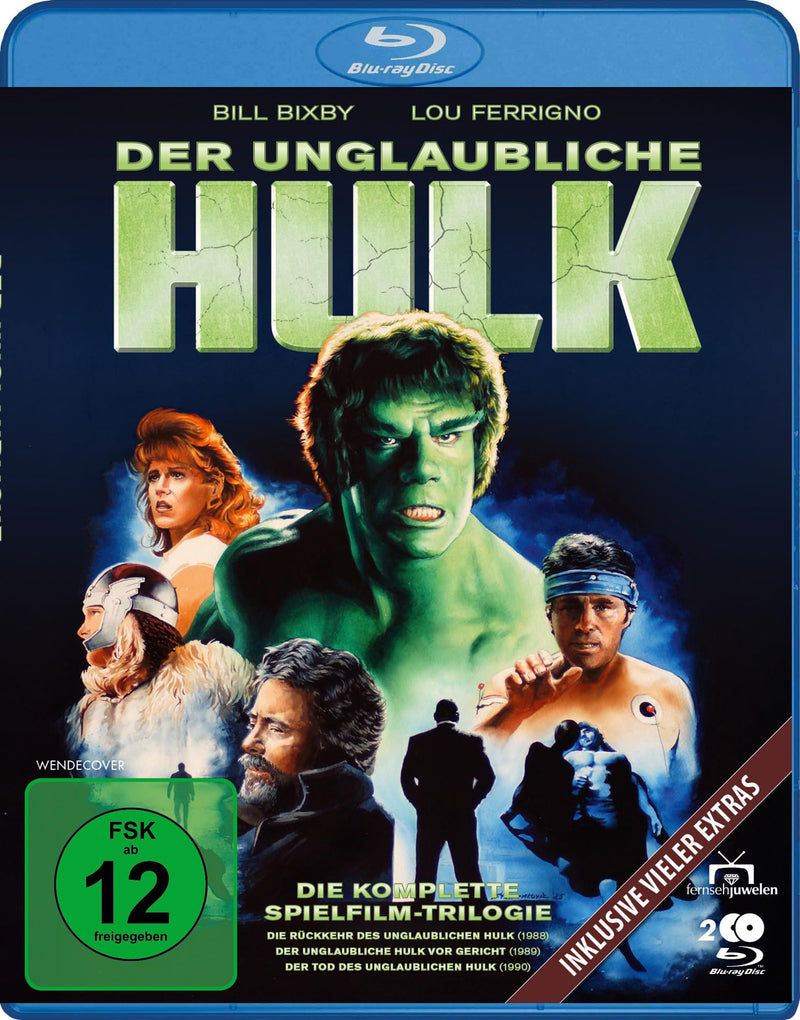 DER UNGLAUBLICHE HULK - DER UNGLAUBLICHE HULK - DIE KOMPLETTE SPIELFILM-TRILOGIE VON 1988-1990 PLUS EXTRAS