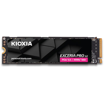 KIOXIA EXCERIA PRO G2 – 1TB M.2 2280 NVMe SSD – PCIe 5.0, up to 14,400/12,700 MB/s Read/Write – High-Speed Internal Drive for Notebook & Desktop PC, Professional Gaming, Content Creation