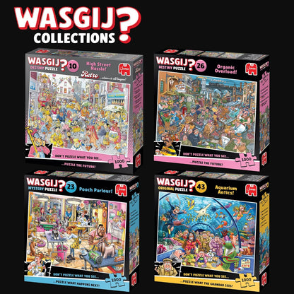 Wasgij Retro Destiny 10, High Street Hassle! - 1000 Piece Adults Jigsaw Puzzles - Challenging, Brainteasing 1000Pc Adult Puzzle - 100% Recycled Cardboard Jigsaws - Birthday Jumbo