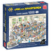 Jan van Haasteren – Können Wir Das Schaffen? – 1000 Teile Puzzle für Erwachsene – Großes 1000-Teile-Puzzle – 100% Recycelter Karton – Unterhaltsames Denkspiel für Erwachsene – 68 x 49 cm