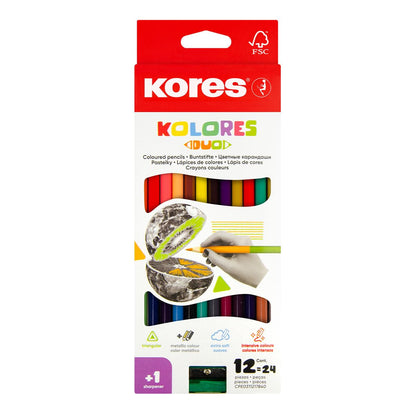 Kores 93312 Kleurpotloden, 12 potloden