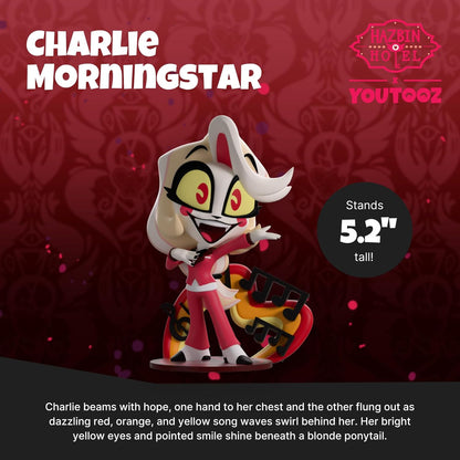 Youtooz Charlie Morningstar Vinyl Figure – 5.2” Collectible from Hazbin Hotel Animated Series