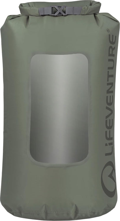 Lifeventure Stormlight Dry Bag, silikonisiertes Ripstop-70D-Gewebe mit vollständig versiegelten Nähten, Roll-Top-Verschluss, wasserdichter Trockensack für Abenteuerreisen