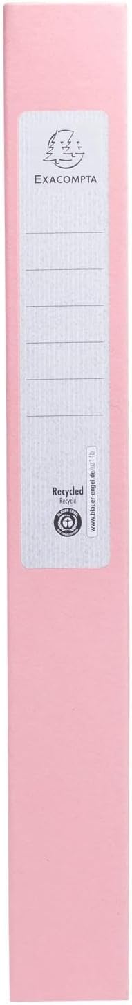 Exacompta - Ref 59339E - 1 Box with Elastic Bands Autentik - Made from Recycled Card 600 g/m2-4 cm Spine - 25 x 33 cm - for A4 Size documents - Random Colours - Delivered Fully Assembled