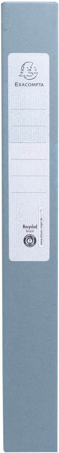 Exacompta - Ref 59339E - 1 Box with Elastic Bands Autentik - Made from Recycled Card 600 g/m2-4 cm Spine - 25 x 33 cm - for A4 Size documents - Random Colours - Delivered Fully Assembled