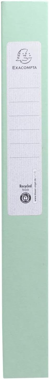 Exacompta - Ref 59339E - 1 Box with Elastic Bands Autentik - Made from Recycled Card 600 g/m2-4 cm Spine - 25 x 33 cm - for A4 Size documents - Random Colours - Delivered Fully Assembled