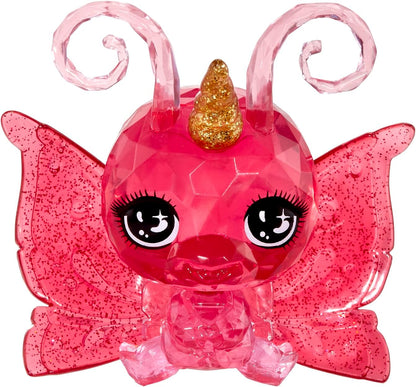 Rainbow High Littles Rainbow Fantasy Fairies & Pet - Astrid, Rainbow - 14cm Posable Small Doll & Fantasy Butterfly Pet with Interchangeable Fairy Wings, Cute Present for Children 4+