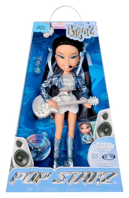 BRATZ Pop Starz Jade - Fashion Doll with Collectable Charm, Outfit and Music Accessories