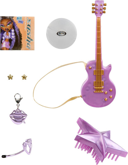 BRATZ Pop Starz Sasha - Fashion Doll with Collectable Charm, Outfit and Music Accessories
