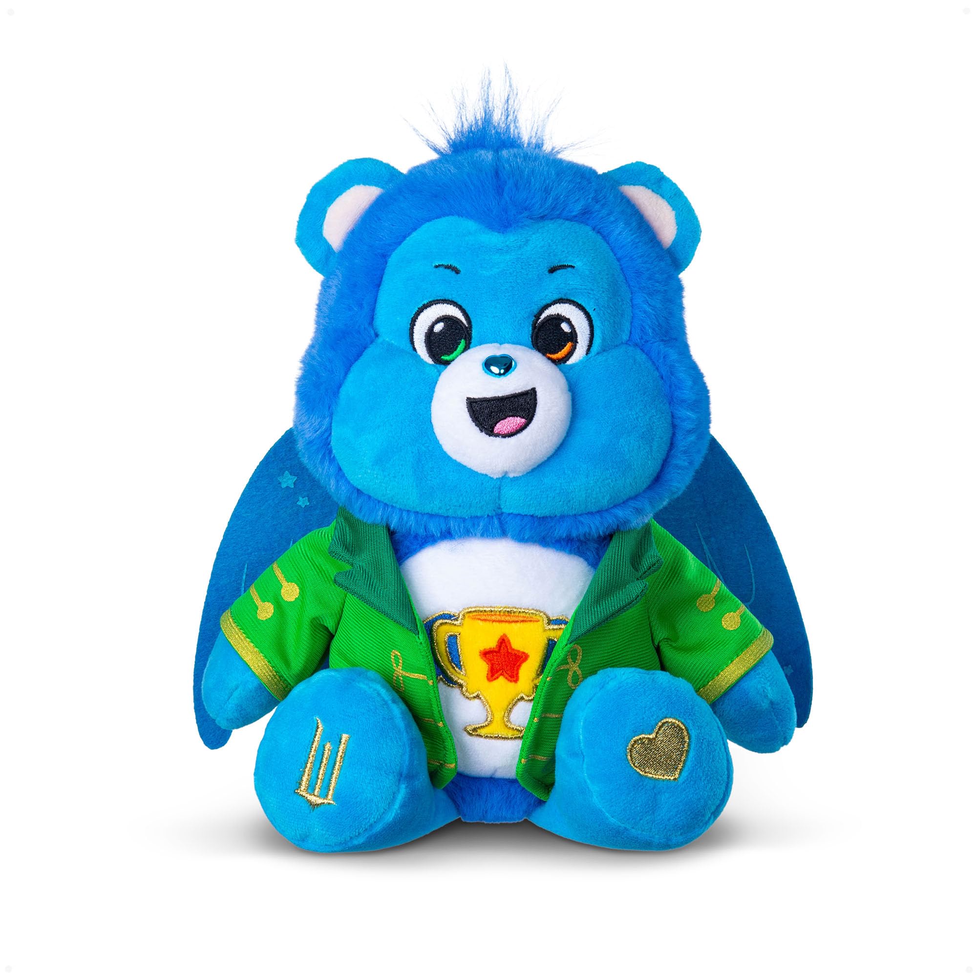 Basic Fun Care Bears x Wicked 30cm Plush – Champ Bear as Chistery – Limited Edition Crossover Soft Toy – Collectible Plush for Fans & Kids