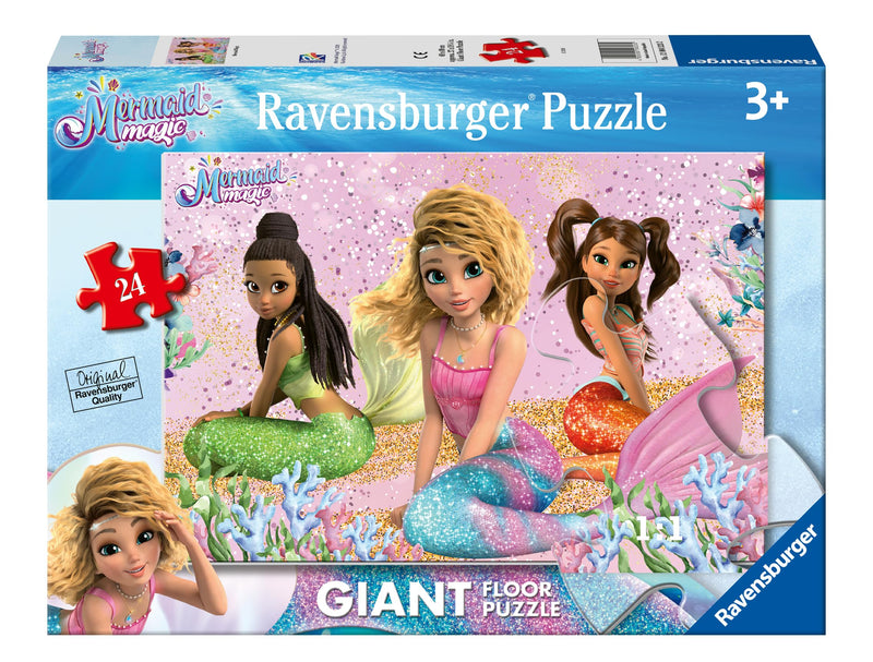 Ravensburger - Zeemeermin Magie 24 delen | Puzzel voor 3 jaar of meer | Ravensburger puzzel van 70 x 50 | Cadeau voor kinderen van 3 jaar | cadeau-ideeën | kinderpuzzel