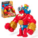 PIRATIX Gorilla Bros: Boom Ben – Articulated gorilla that attacks with its fists horizontally and with a cannon. Includes 1 gorilla, 1 exclu-sive Piratix, 1 exclusive treasure and 1 projectile