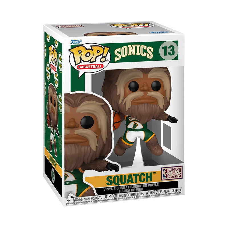 Funko Pop! NBA Mascots: Sonics - Squatch - Sasquatch - Collectable Vinyl Figure - Gift Idea - Official Merchandise - Toys for Kids & Adults - Sports Fans