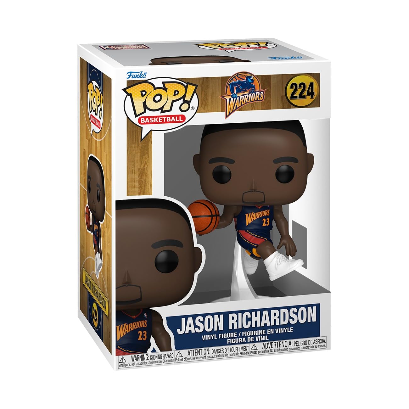 Funko Pop! NBA: Warriors - Jason Richardson - NBA Legends - Figura in Vinile da Collezione - Idea Regalo - Merchandising Ufficiale - Giocattoli per Bambini e Adulti - Sports Fans