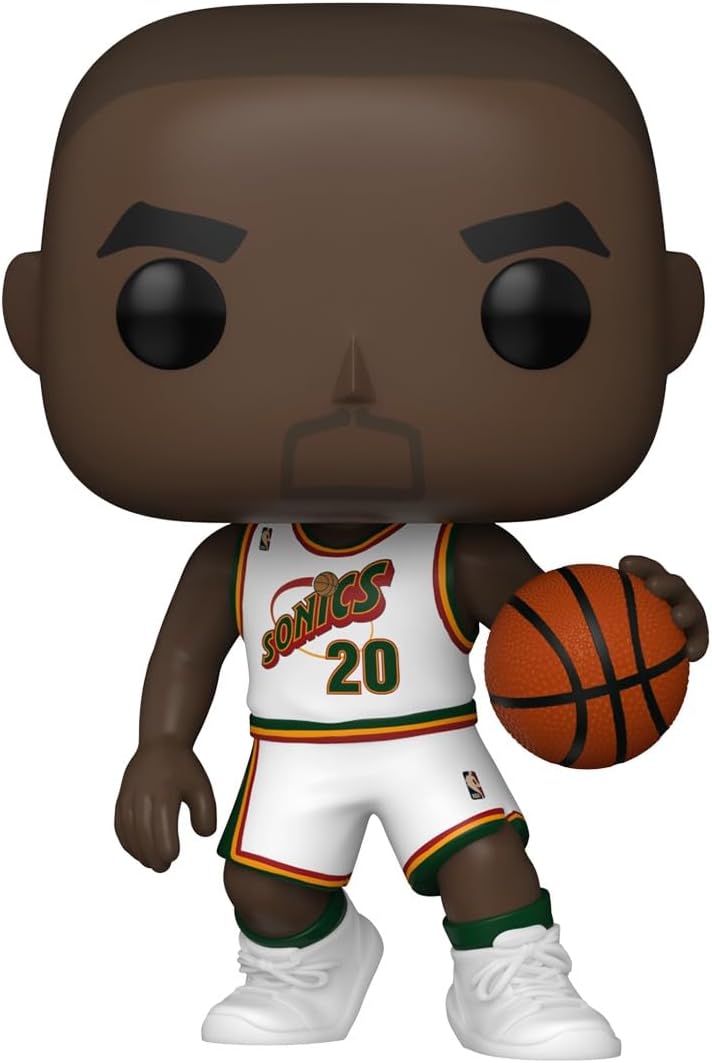 Funko Pop! NBA: Legends - Gary Payton - Sonics - Figura in vinile da collezione - Idea regalo - Merchandise ufficiale - Giocattoli per bambini e adulti - appassionati di sport - Figura modello per