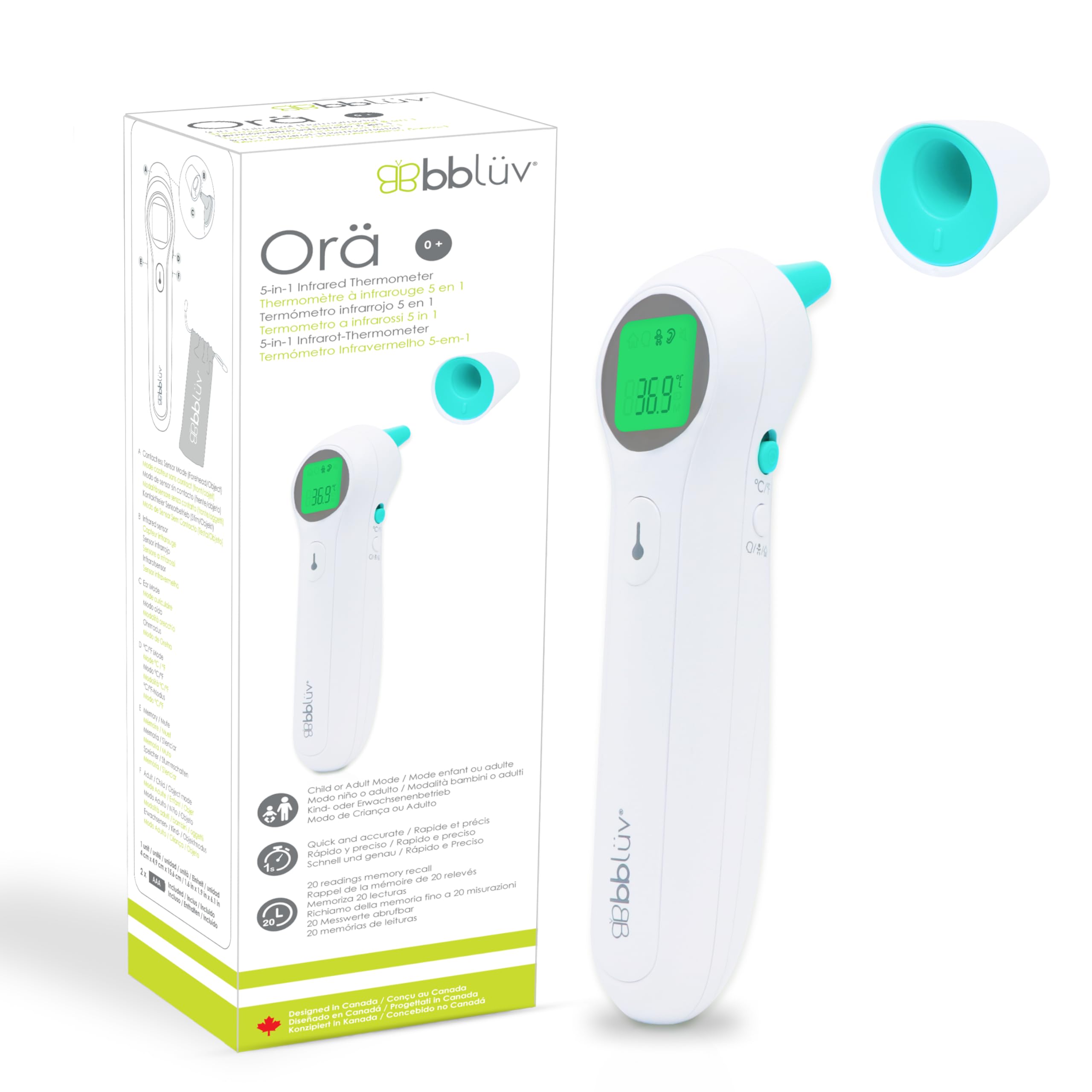 Bblnv - Digital Thermometer 5-In-1