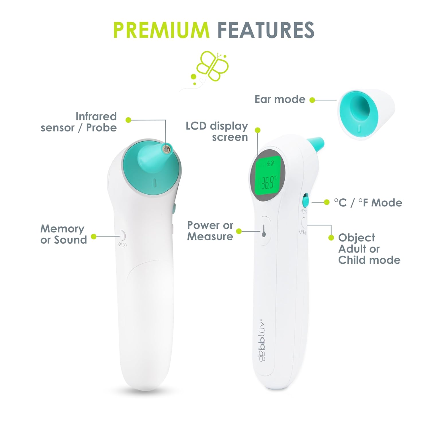 Bblnv - Digital Thermometer 5-In-1