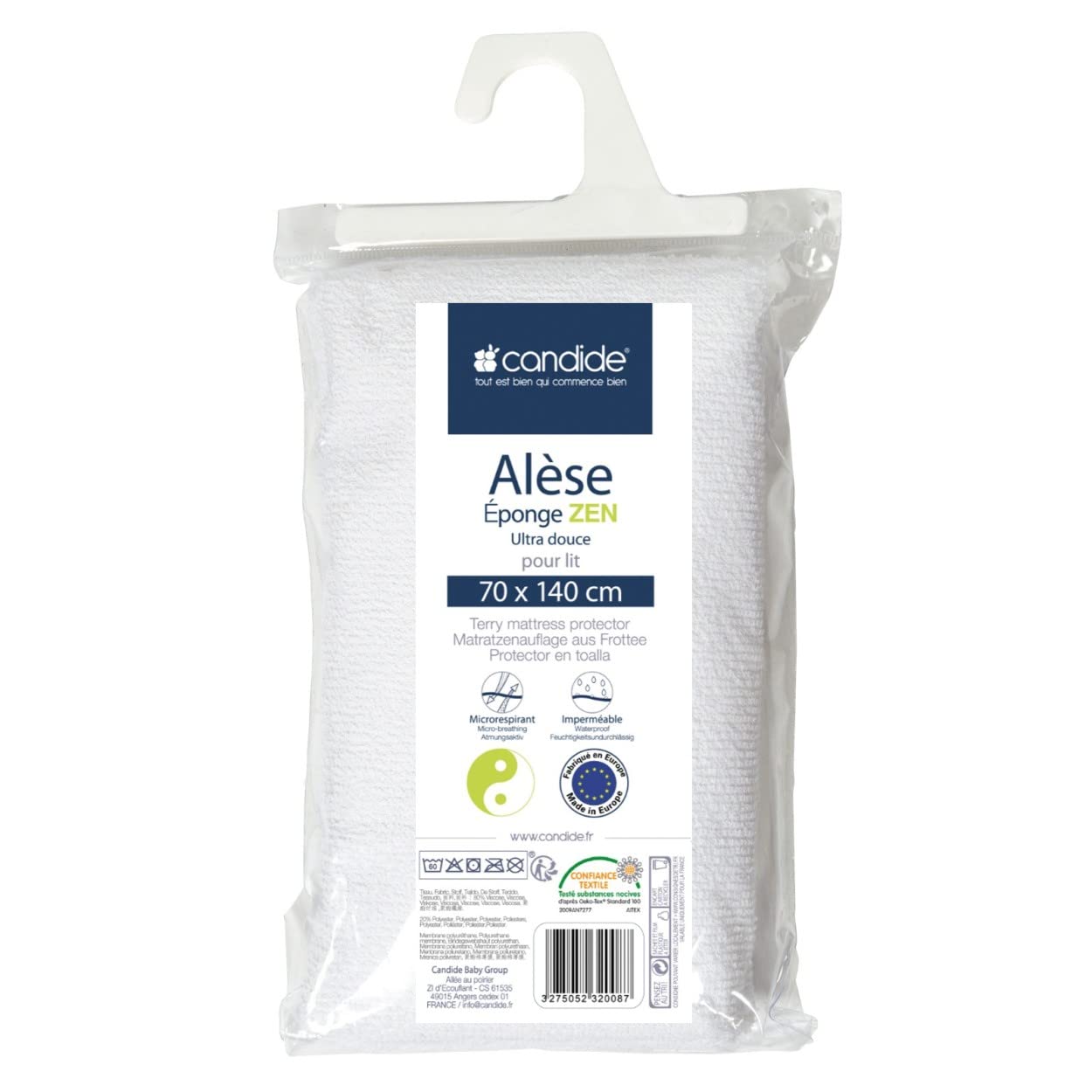 Candide - Bamboo Mattress Protector - 70X140 Cm