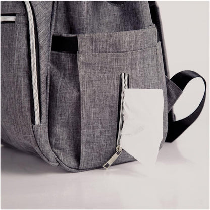 Tineo - Diaper Bag Backpack - Grey