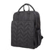 Tineo - Diaper Bag Backpack Quilt - Black