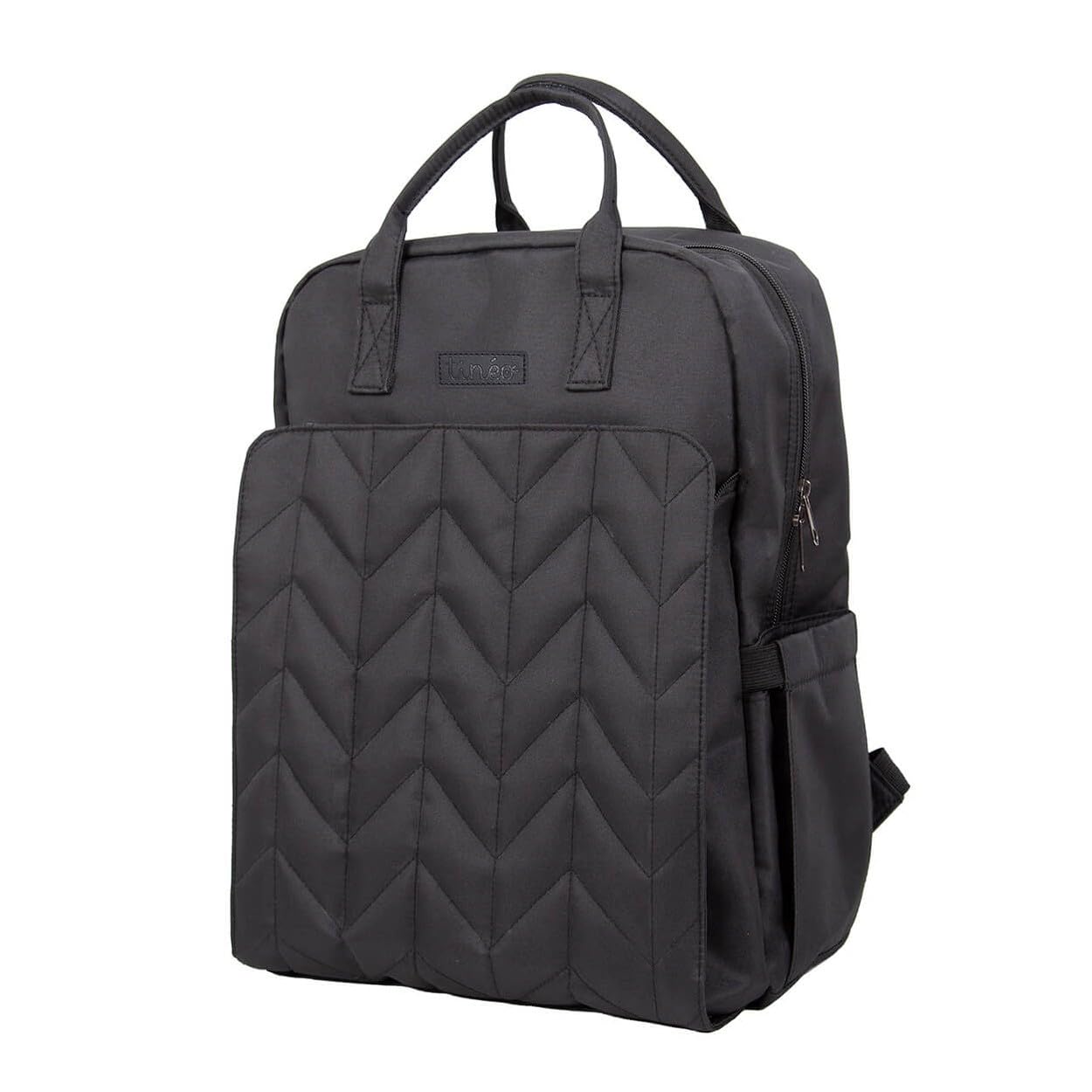 Tineo - Diaper Bag Backpack Quilt - Black