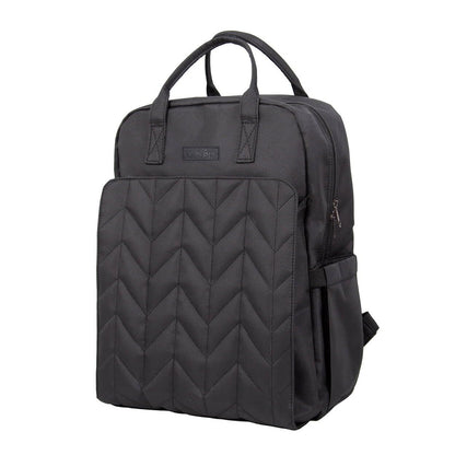 Tineo - Diaper Bag Backpack Quilt - Black