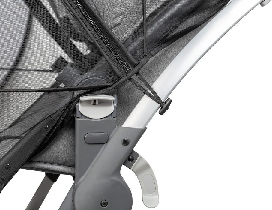 Tinéo - Mutifunctie kinderwagenvliegengaas – eenvoudig te openen met beugel + ritssluiting – universele maat