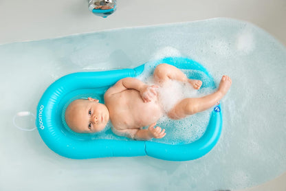 Opblaasbare Badmatras – Veilige Baby Badmatrassen – Comfortabel zowel voor Pasgeboren als voor Ouders – Brengt een moment van ontspanning in het water – Doomoo Basics
