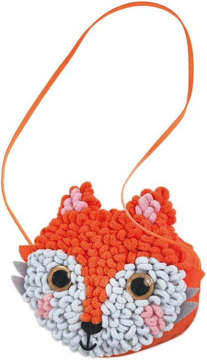 Avenir Naaiset voor het maken van een pluche dier in vosvorm, 15 cm, met draden, vulling en plastic naald om te breien, vanaf 6 jaar, Avenir knutselset voor je kinderen
