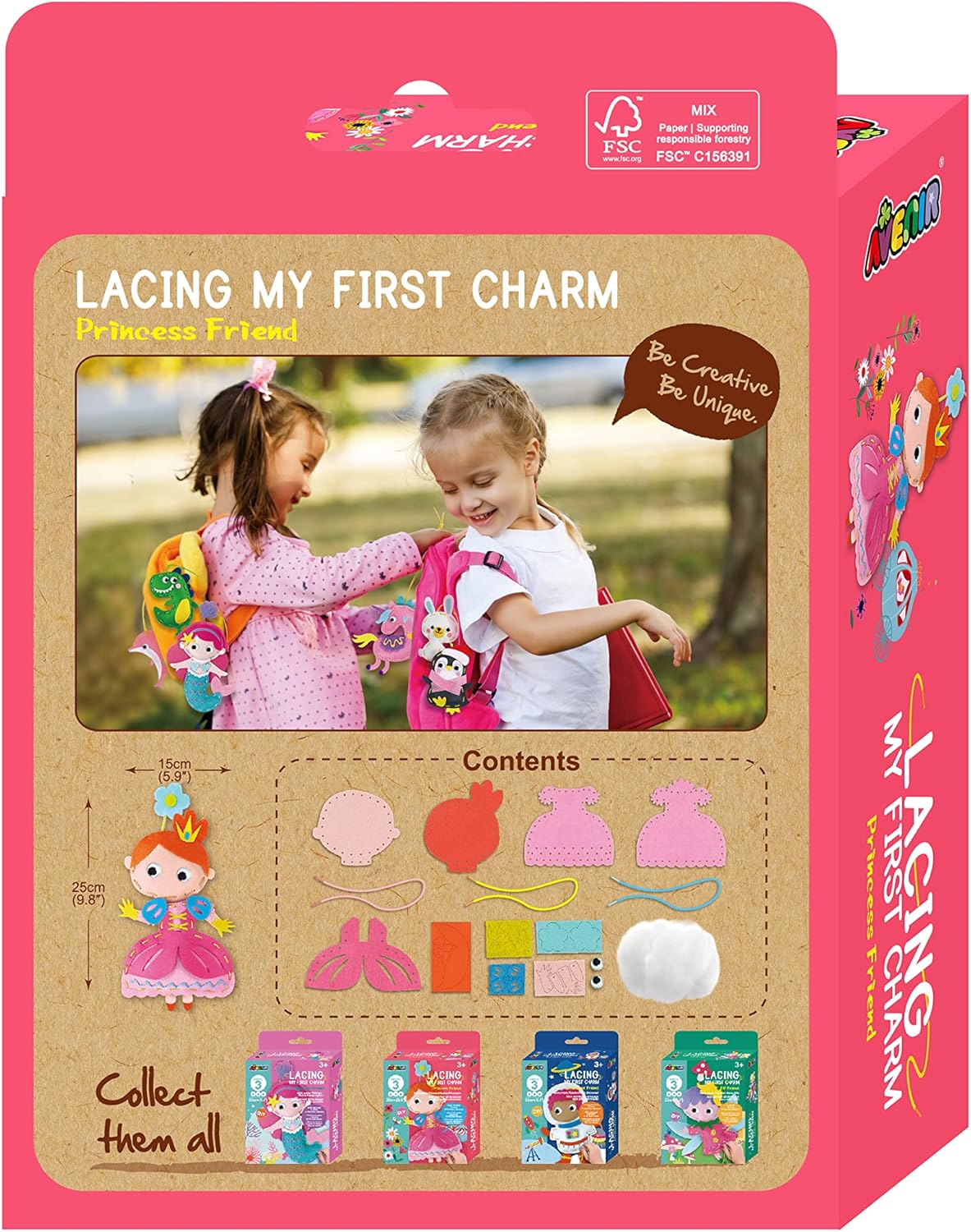 Avenir – Princess Backpack Charm – Diy (5221805)