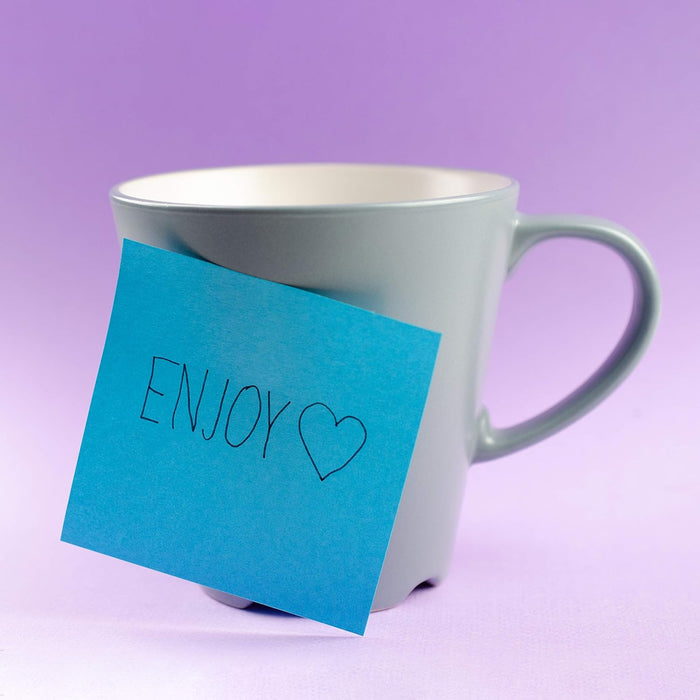 Kores N47078 notitieblokjes, 75 x 75 mm, 100 vellen, blauw