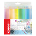 Kores 93321 Kolores Pastelkleurpotloden, 24 pastelkleuren, trendy en mooie pasteltinten voor wit, donker en ambachtelijk papier, 24 pastelpotloden in een doos voor kinderen, kunstenaars