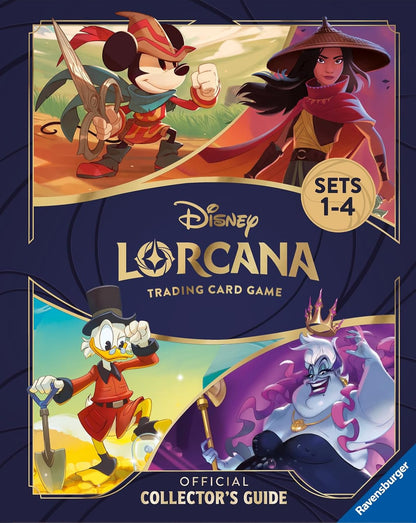 Disney Lorcana Trading Card Game - Official Collector's Guide: Sets 1-4 EN (Disney Lorcana Publishing
