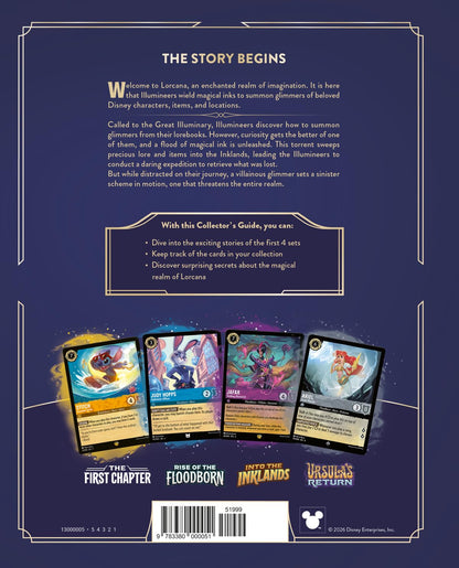 Disney Lorcana Trading Card Game - Official Collector's Guide: Sets 1-4 EN (Disney Lorcana Publishing