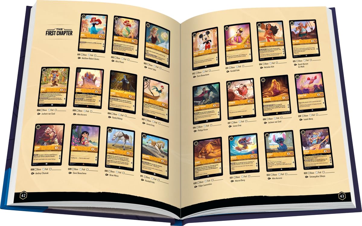 Disney Lorcana Trading Card Game - Official Collector's Guide: Sets 1-4 EN (Disney Lorcana Publishing