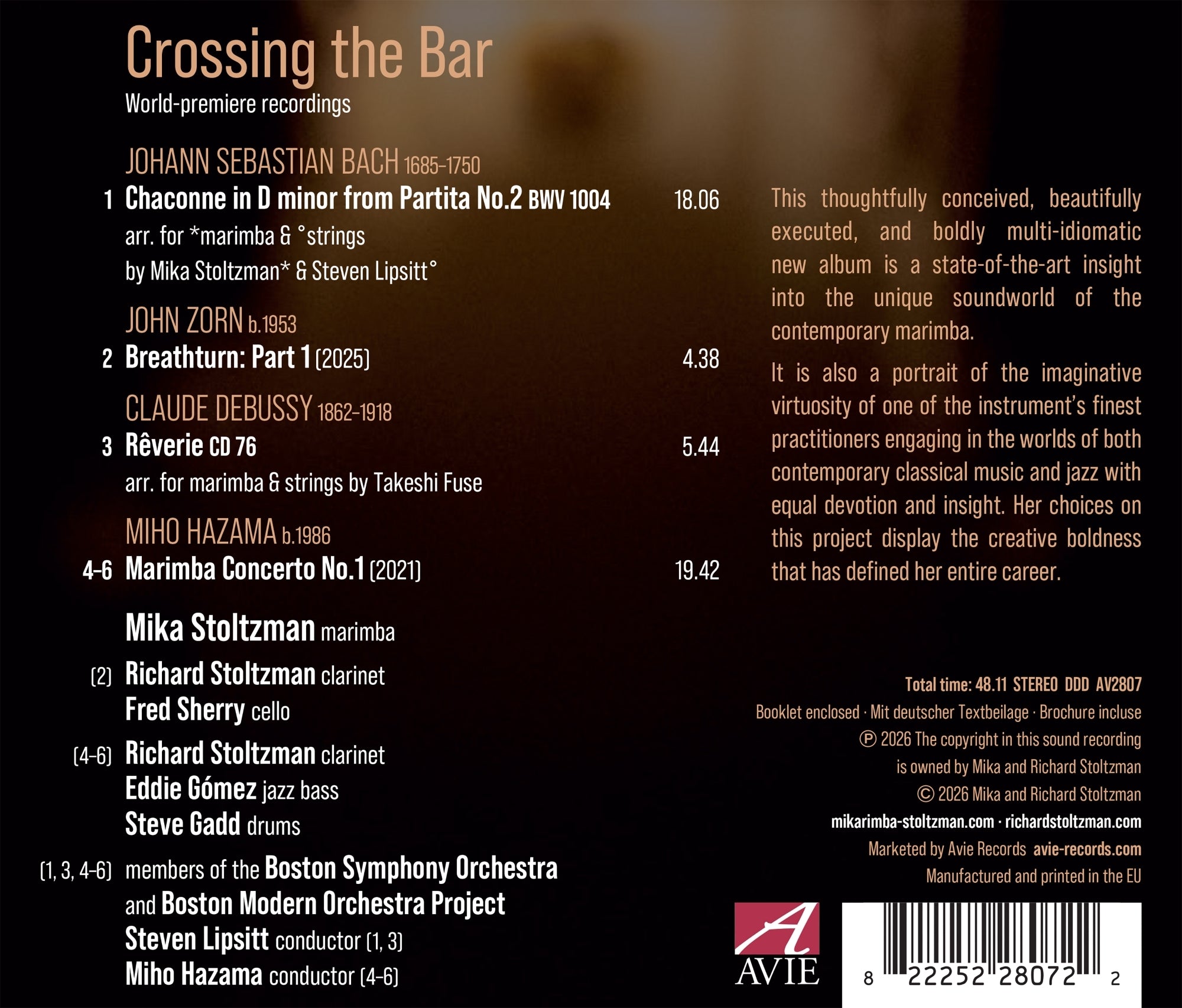 Bach/Zorn/Debussy/Hazama: Crossing the Bar