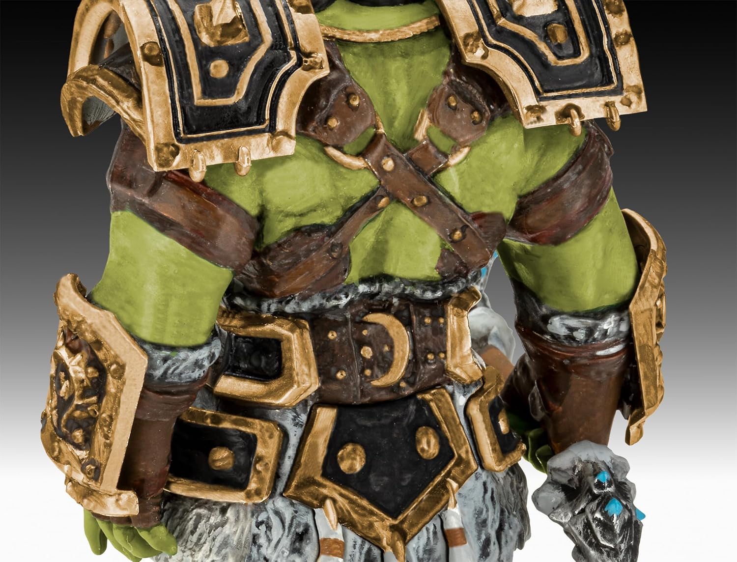 Revell Gift Set 03516 The Orc Thrall: World of Warcraft 1:16 Scale Unbuilt Plastic Model Kit with Accessories