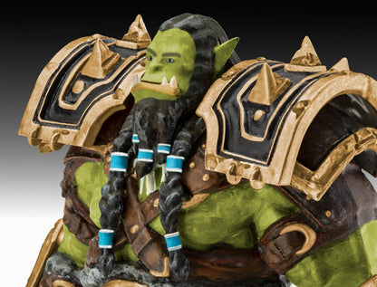 Revell Gift Set 03516 The Orc Thrall: World of Warcraft 1:16 Scale Unbuilt Plastic Model Kit with Accessories