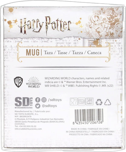 SD Toys Voldemort Harry Potter Mug, Ceramic, White, 9 x 10 x 13 cm