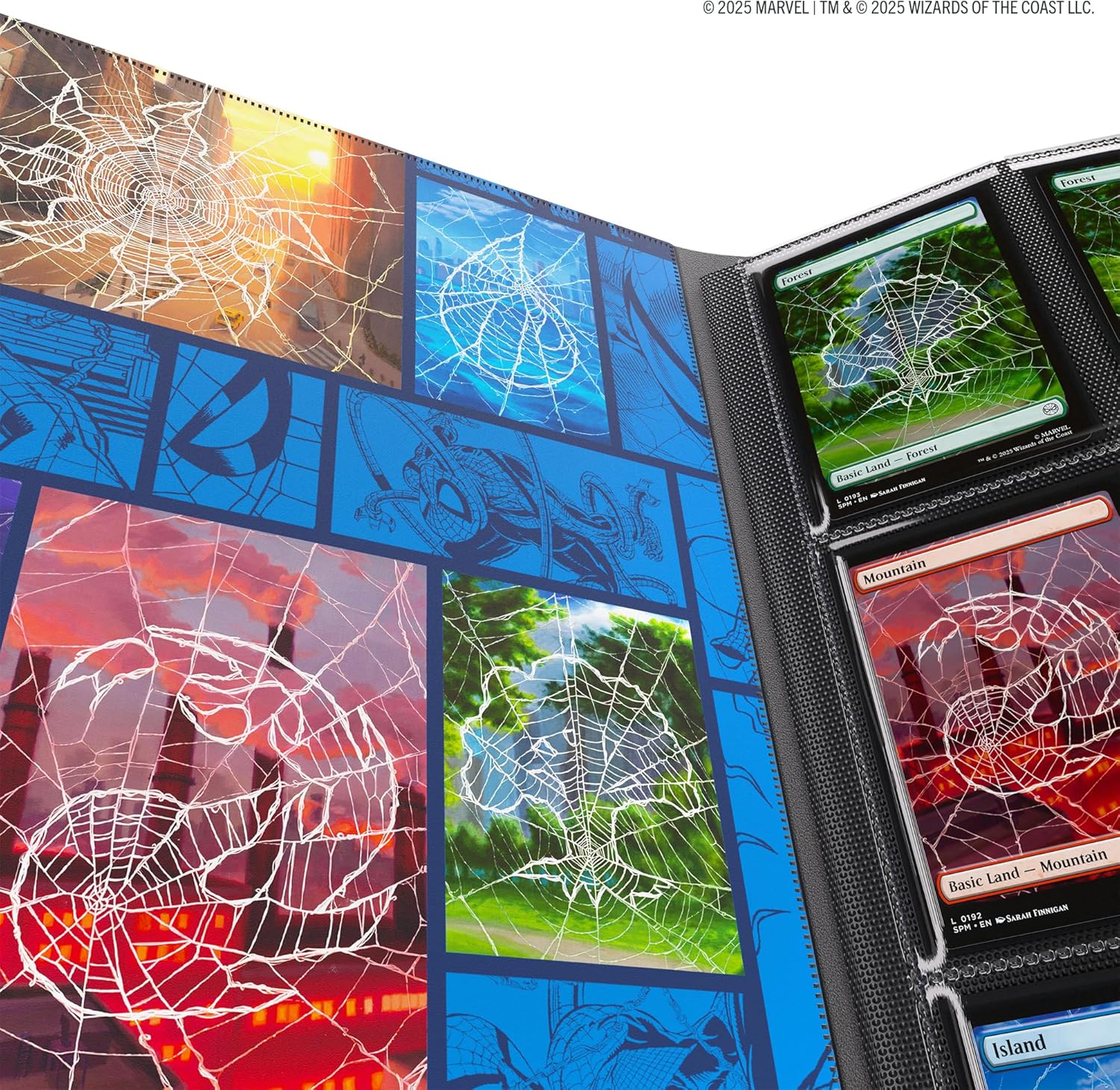 Gamegenic | Magic: The Gathering - Marvel's Spider-Man - 18-Pocket Album- Spider-Man/Spider-Gwen | Trading Card Accessory