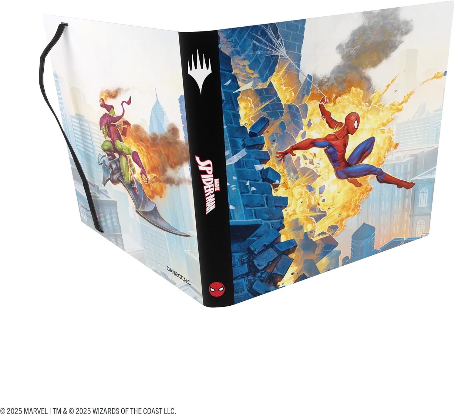 Gamegenic | Magic: The Gathering - Marvel's Spider-Man - 24-Pocket Album - Spider-Man/Green Goblin | Trading Card Accessory