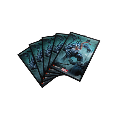 Gamegenic | Magic: The Gathering - Marvel's Spider-Man Premium Art Sleeves - Venom| 105 Sleeves Per Pack | Trading Card Accessory