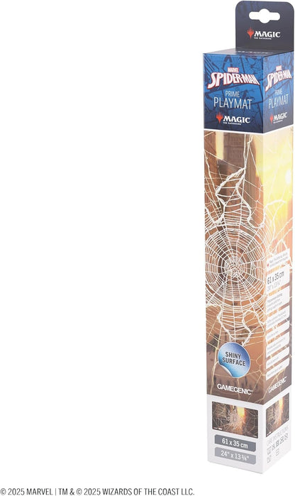Gamegenic | Magic: The Gathering - Marvel's Spider-Man - Shiny Playmat: Spider-Man Plains | Trading Card Accessory