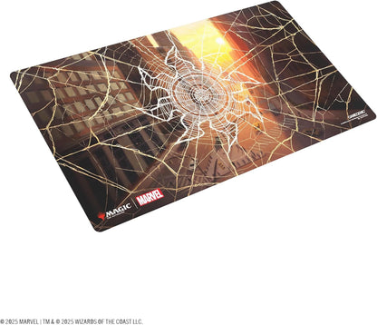 Gamegenic | Magic: The Gathering - Marvel's Spider-Man - Shiny Playmat: Spider-Man Plains | Trading Card Accessory