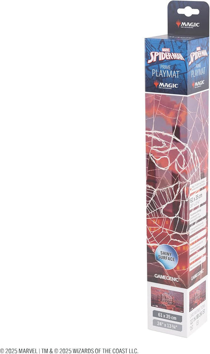 Gamegenic | Magic: The Gathering - Marvel's Spider-Man - Shiny Playmat: Spider-Man Mountain | Trading Card Accessory
