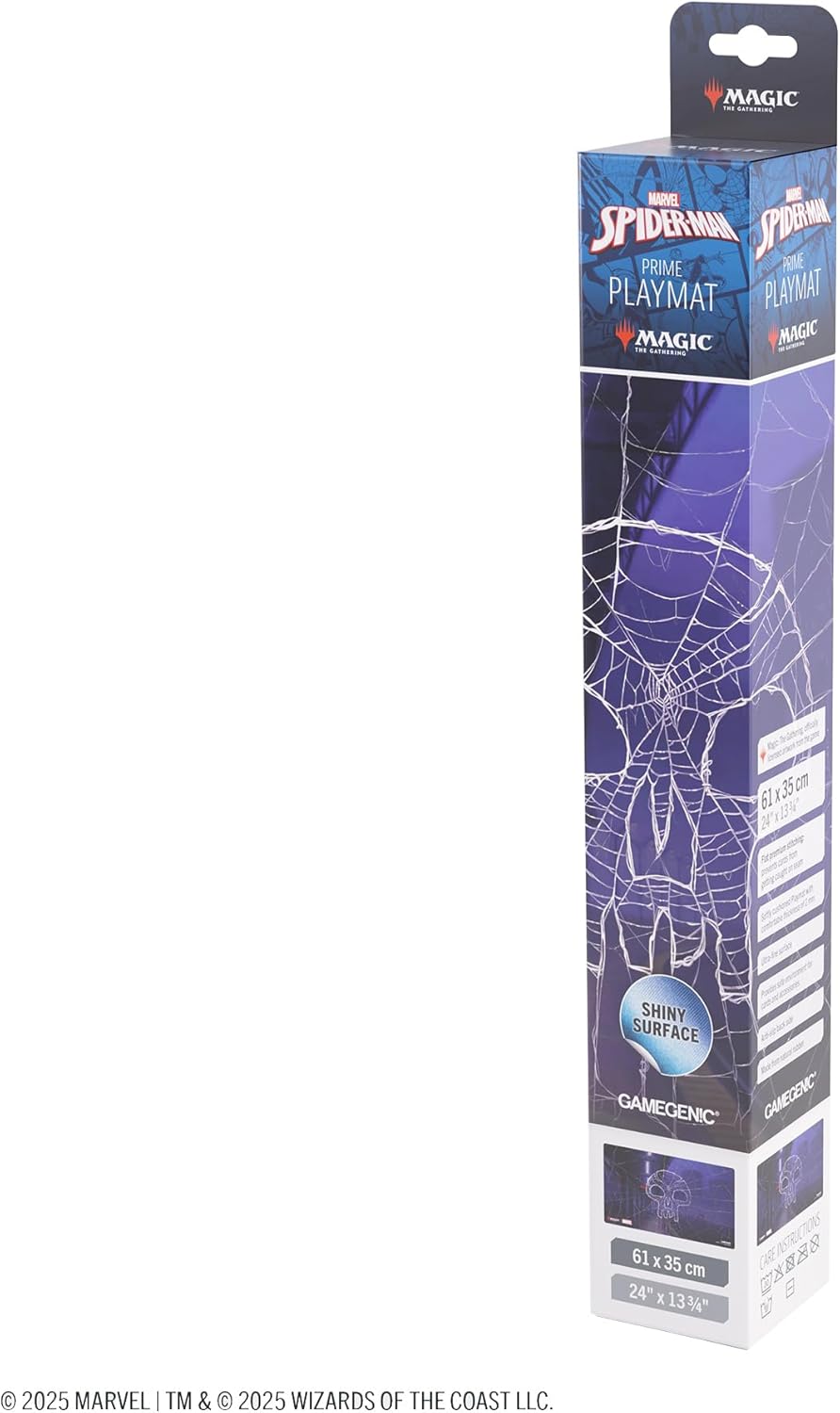 Gamegenic | Magic: The Gathering - Marvel's Spider-Man - Shiny Playmat: Spider-Man Swamp | Trading Card Accessory