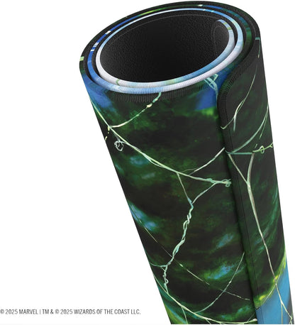Gamegenic | Magic: The Gathering - Marvel's Spider-Man - Shiny Playmat: Spider-Man Forest | Trading Card Accessory