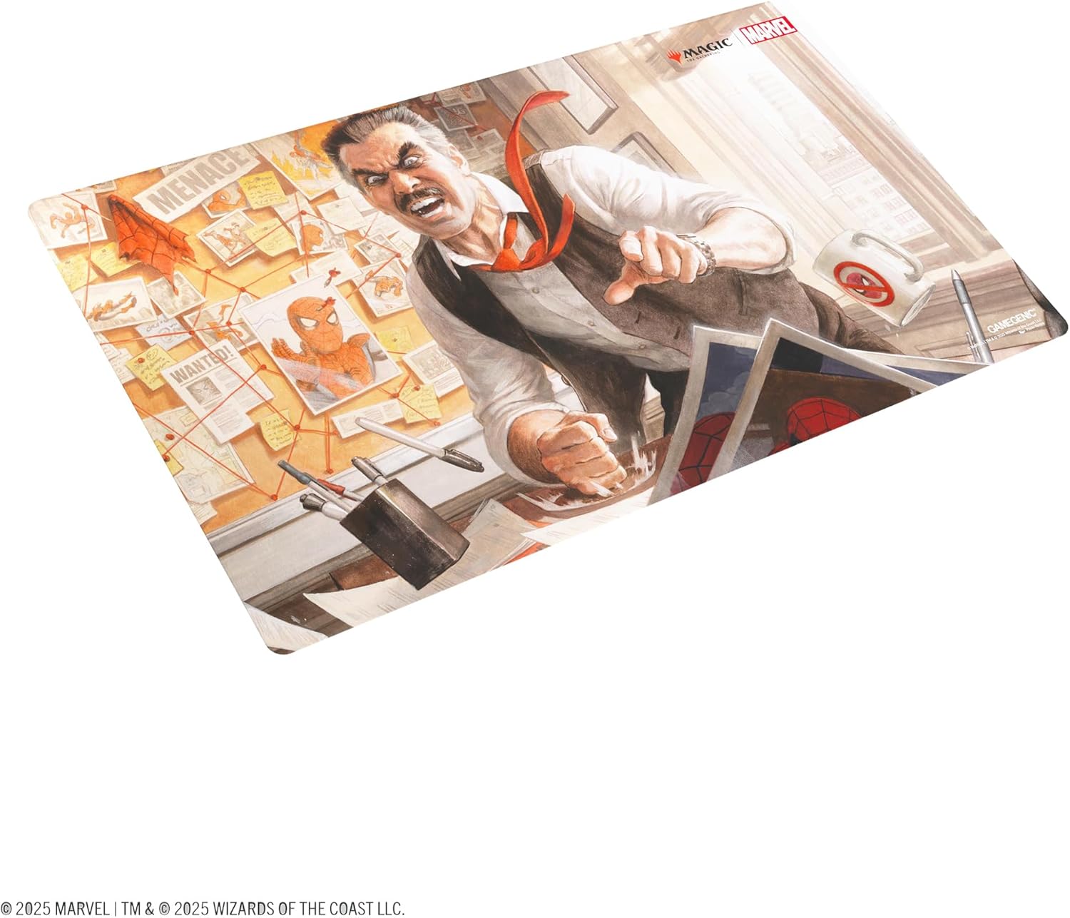 Gamegenic, Magic: The Gathering - Marvel's Spider-Man Prime Playmat - J. Jonah Jameson 2mm Thick Play Mat